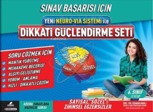 Sınav Başarısı İçin Yeni Neuro-Via Sistemi İle Dikkati Güçlendirme Seti 6. Sınıf (3 Kitap Takım)