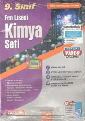 09.Sınıf Set Fen Lisesi Kimya - 2023