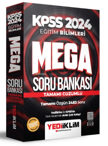 2024 KPSS Eğitim Bilimleri Mega Tamamı Çözümlü Soru Bankası