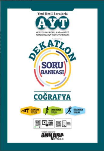 Ankara Yayıncılık Ayt Coğrafya Dekatlon Soru Bankası